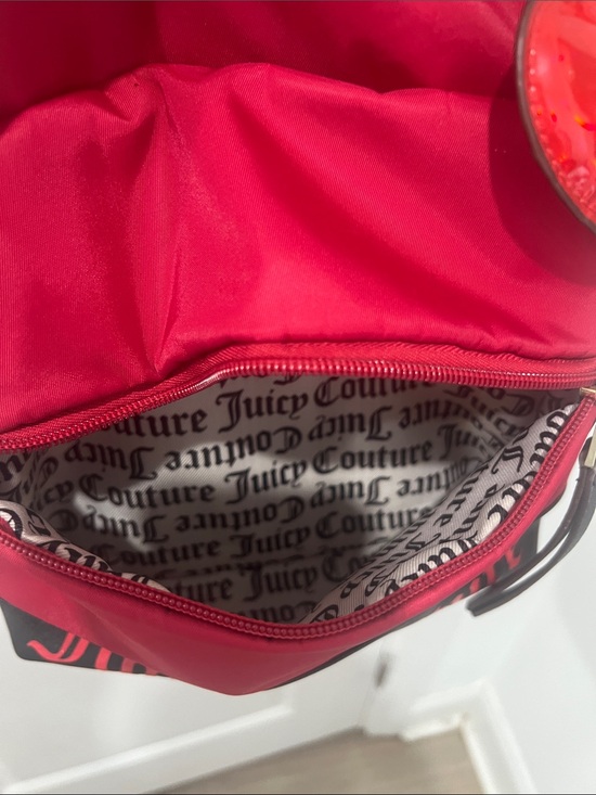 Juicy Couture Small/Medium Red Nylon Backpack with‎ Heart Charm main image 8